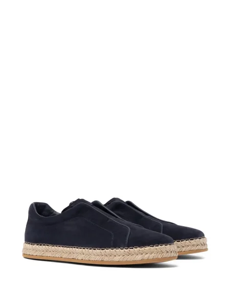 Espadrile Scarosso din piele de căprioară albastru