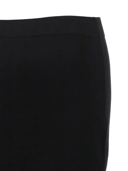 Fustă midi Max Mara tricotate negru