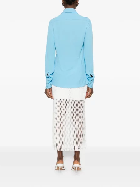 Gulerat cămașă Stella Mccartney albastru