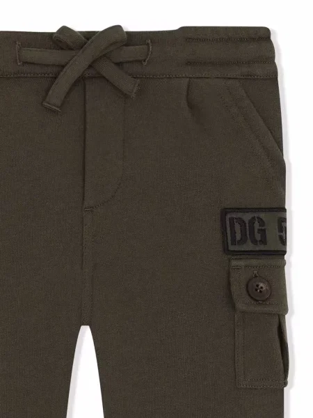 Spodnie dziecięce Dolce And Gabbana zielone