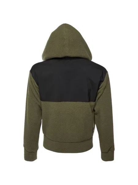 Geacă Moncler din fleece verde