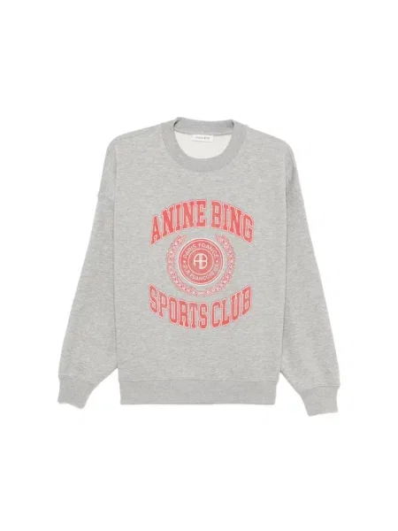 Bluza Anine Bing z logo szara
