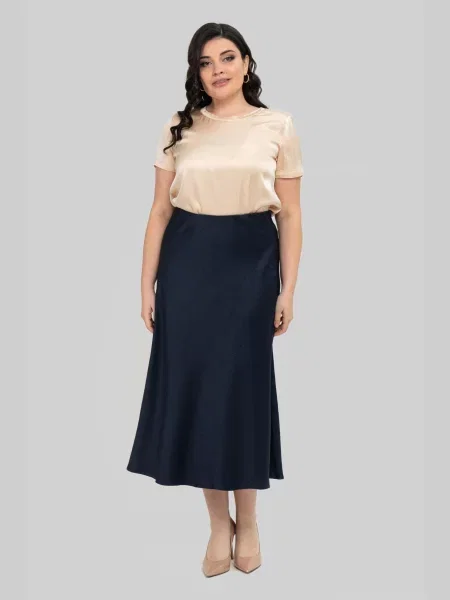 Юбка миди All Posa синяя