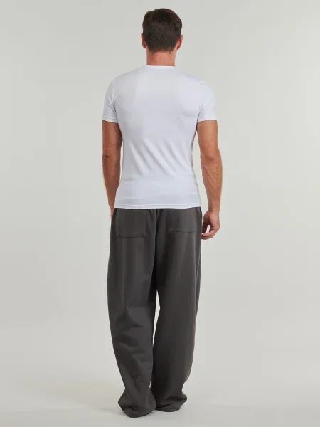 Tricou Emporio Armani cu decolteu în U alb