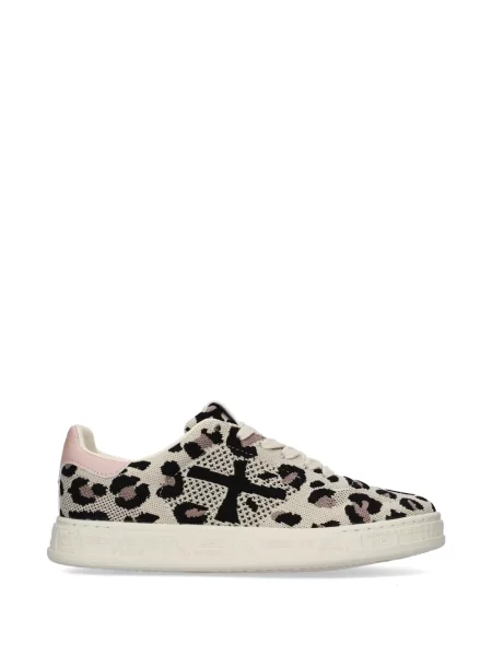 Sneakerși Premiata cu imagine cu model leopard