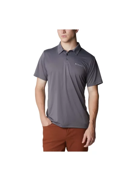 Koszulka polo Columbia szara