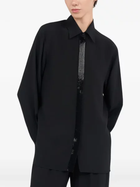 Cămașă Roberto Cavalli cu dungi negru