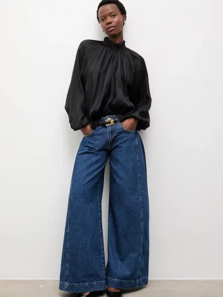 Блузка Answear.LAB однотонна чорний