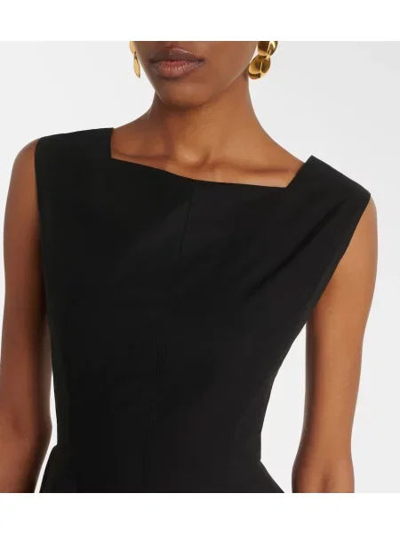 Rochie Dôen din poplin negru