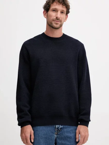 Armani Exchange pulover de marin albastru