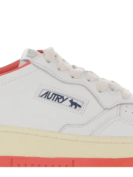 Sneakerși Autry din piele alb