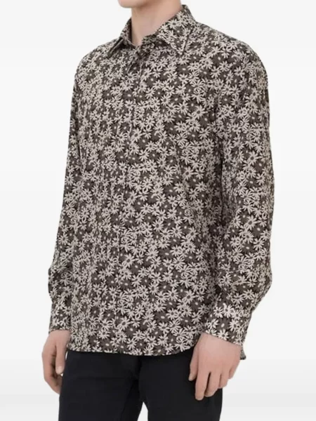 Cămașă Tom Ford cu model floral cu imagine