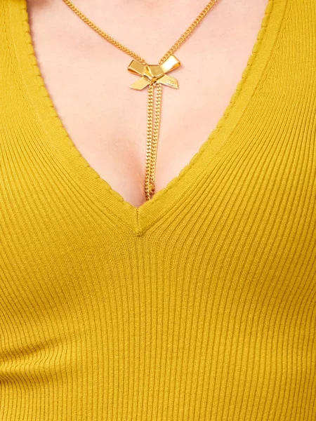 Свитер Elisabetta Franchi желтый