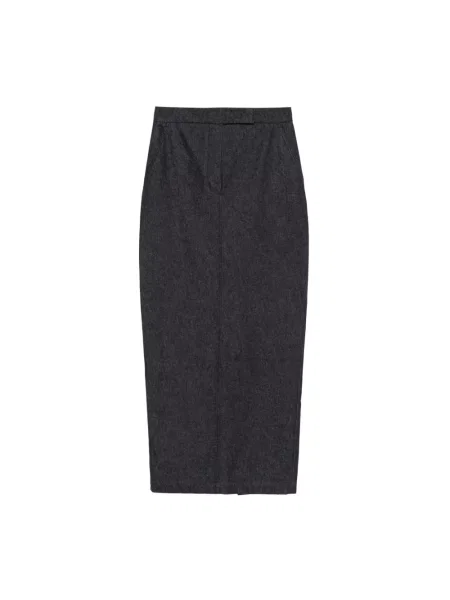 Spódnica midi Max Mara niebieska