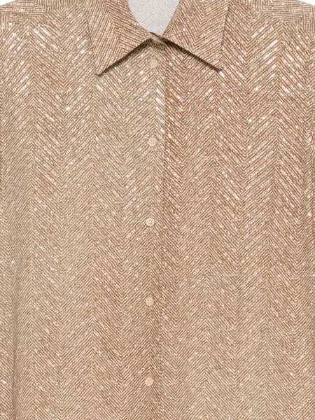 Długa koszula Ermanno Scervino w jodełkę