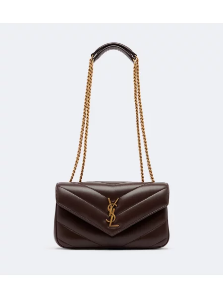 Geantă Saint Laurent din piele maro