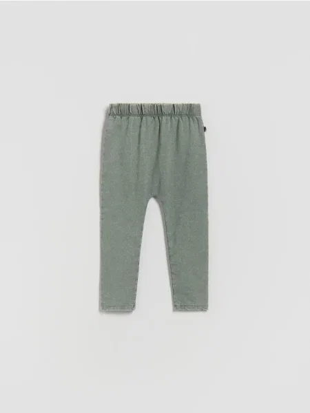 Reserved legginsy ciemnozielony