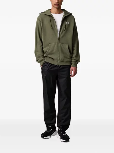 Hanorac cu glugă Under Armour cu autograf verde