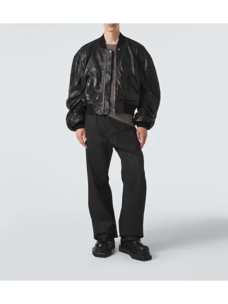 Geanta de piele Rick Owens negru
