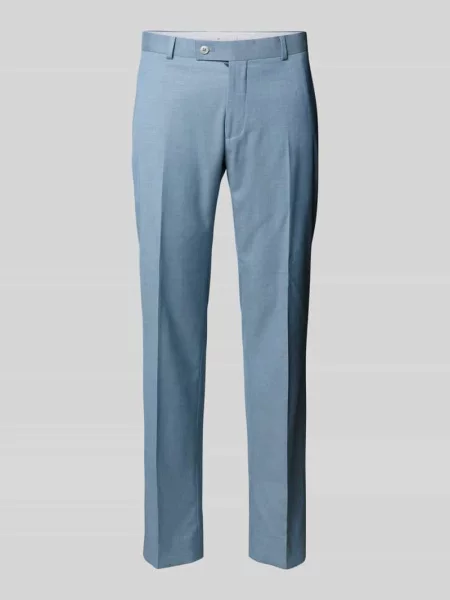 Spodnie do garnituru o kroju regular fit z lamowanymi model ‘X-Tension’ Hechter Paris
