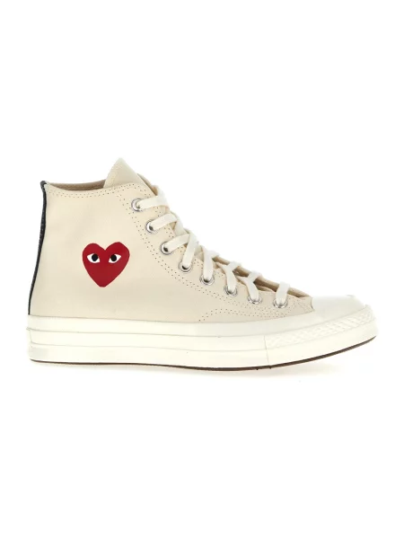 Sneakersy Comme Des Garcons Play skórzane casual czarne