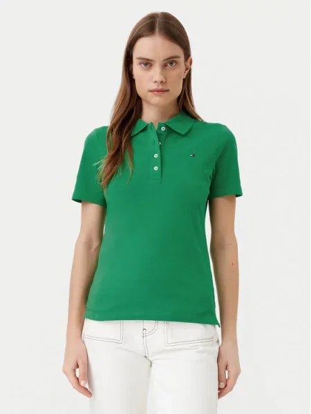 Tommy Hilfiger Polo marškinėliai žalia