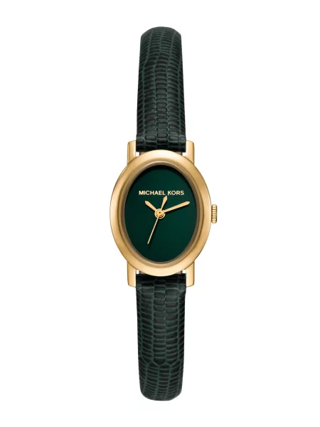 MICHAEL Michael Kors Ceas analogic MAUDE auriu / închis verde