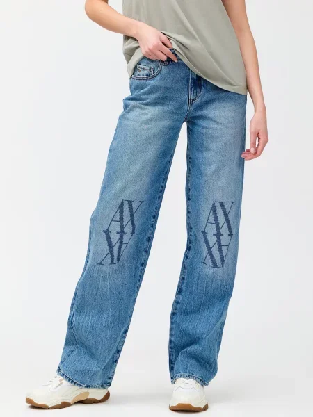 Джинси Armani Exchange сині