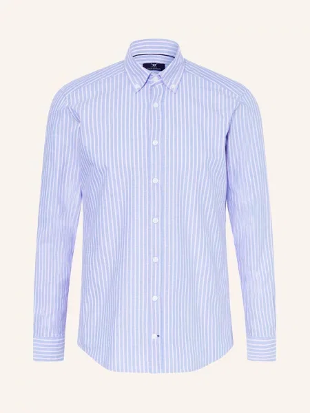 Strokesman's Koszula Oxford Regular Fit blau