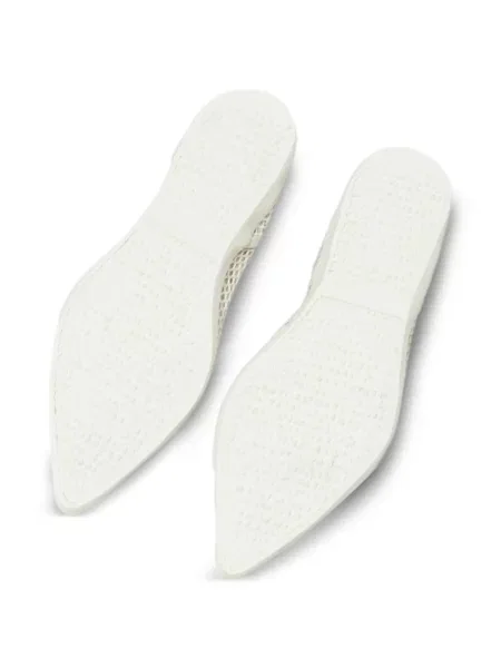 Мрежести балеринки Osklen с връзки бяло