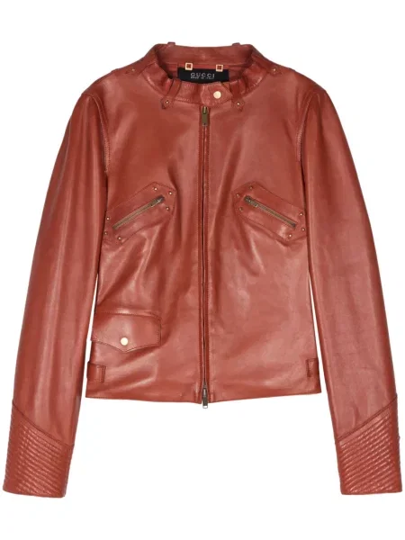 Bunda Gucci Pre-owned hnědá