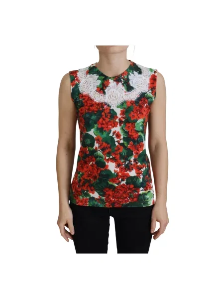Podkoszulka Dolce And Gabbana wełniana czerwona