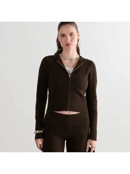 Свитер Cropp коричневый