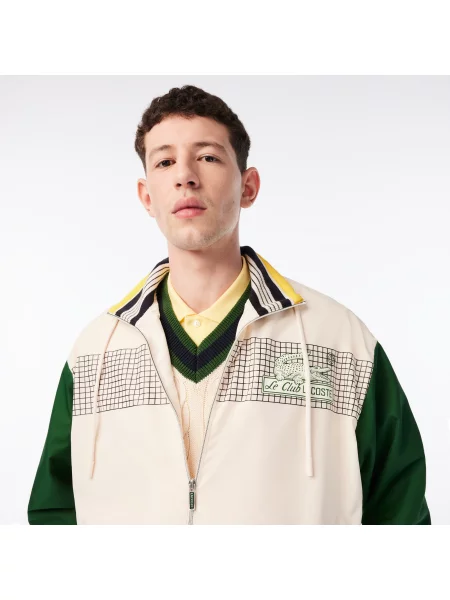 Lacoste Kurtka Ze Stójką Z Blokadą Koloru biała