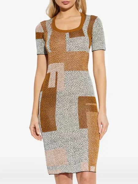 Rochie Fendi din jacard de costum