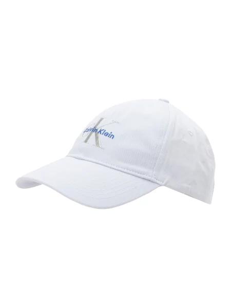 Calvin Klein Șapcă Monologo Embroidery Baseball Hat celest albastru