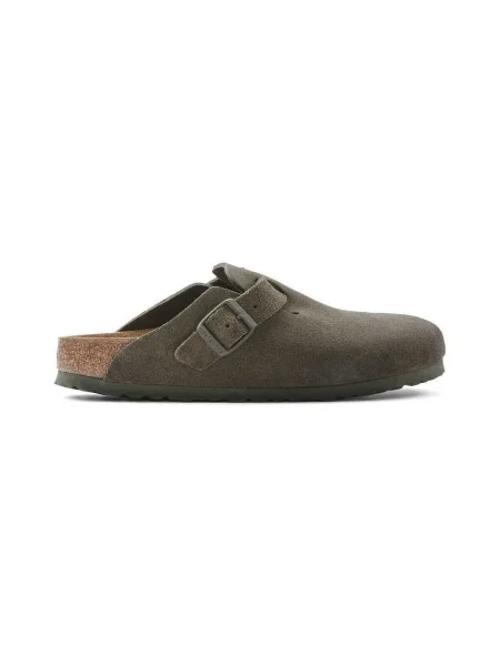 Bőr félcipő Birkenstock zöld