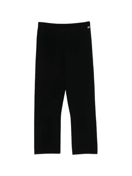 Pantaloni Extreme Cashmere din cașmir negru