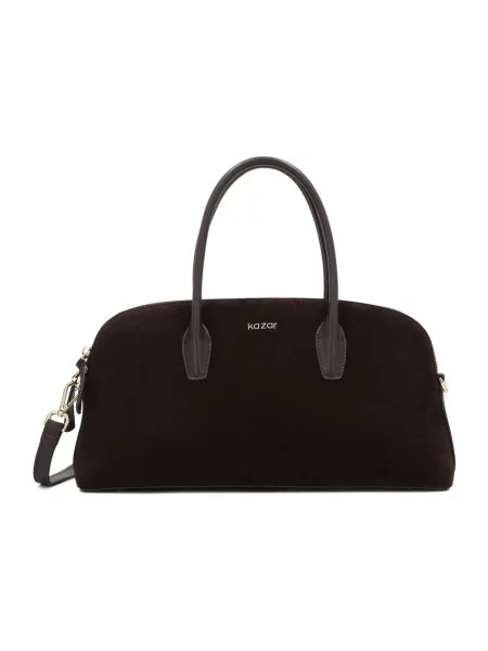 Torebka Kazar zamszowa brązowa