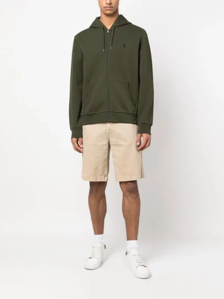 Samt kratke hlače Polo Ralph Lauren zelena