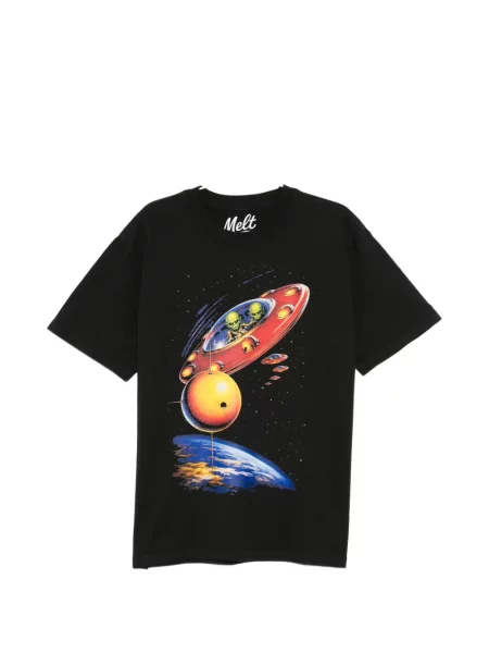 Tricou Melt cu imagine negru