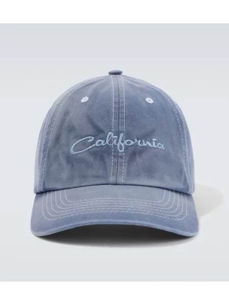 Plátěná kšiltovka Erl s autogramem modrá