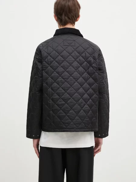 Bunda Barbour OS Transport Quilted Jacket přechodná oversize černá