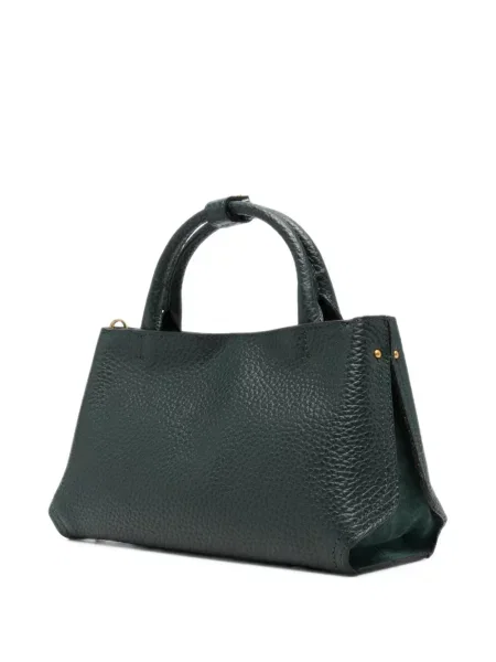 Geantă shopper Gianni Chiarini din piele verde