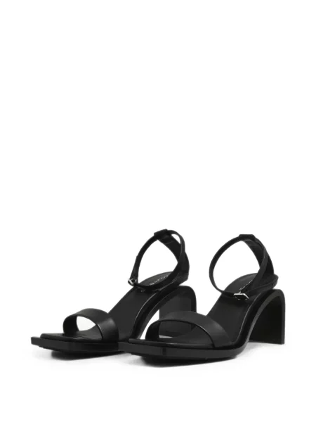 Sandale Courreges din piele negru