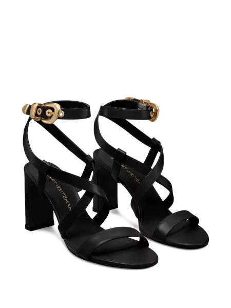 Sandale Stuart Weitzman cu cataramă negru