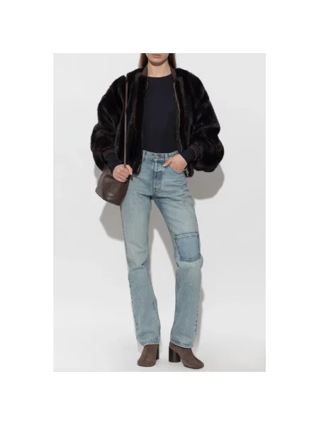 Kurtka bomber Mm6 Maison Margiela brązowy