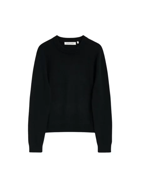 Sweter Sunflower wełniany czarny