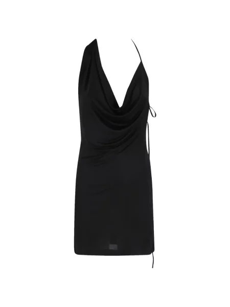 Rochie mini Amazuìn drapată negru