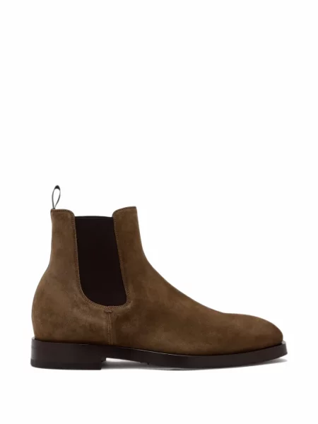 Botine chelsea Officine Creative maro